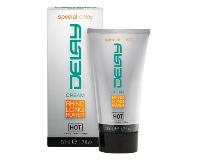 Охлаждающий крем, продлевающий половой акт Hot Delay - 50 мл