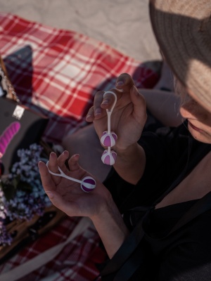 Вагинальные шарики Geisha Balls 3, 17х3 см