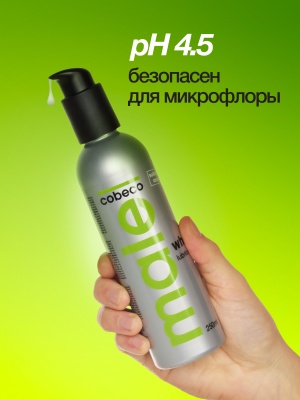 Белый анальный лубрикант - Male White, 250 мл