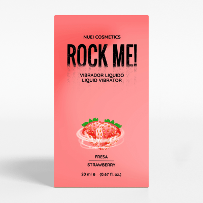 Жидкий вибратор Nuei ROCK ME! клубника, 20 мл