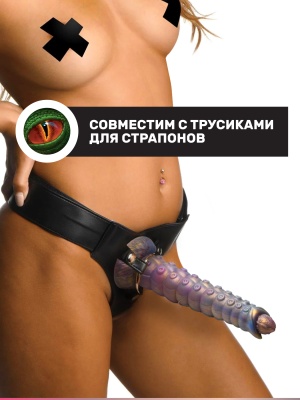 Рельефный дилдо, 22.9х6.1 см