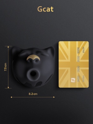 Вакуумный стимулятор клитора Gvibe Gcat, 7.5х8.2 см 