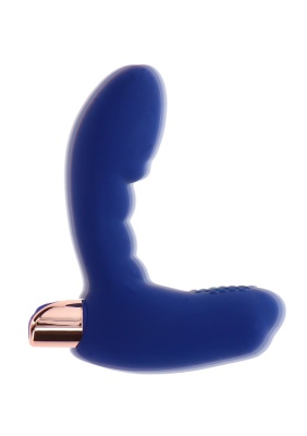 Toy Joy The Heroic P-Spot Buttplug вибромассажер простаты с дистанционным управлением, 11.5х3 см (синий) 