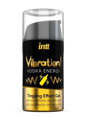 Intt Vibration Vodka - Жидкий интимный гель с эффектом вибрации Водка, 15 мл