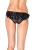 Leg Avenue Sheer Panty трусики с оборкой, S