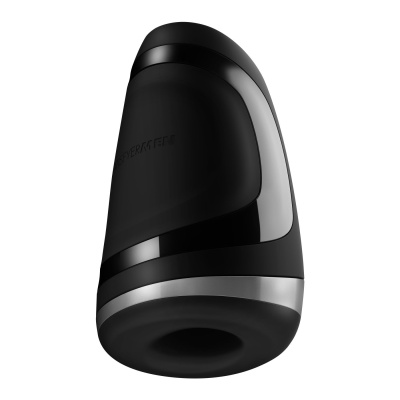 Men Heat Vibration Satisfyer - Мастурбатор с функцией нагрева, 14 см (чёрный)