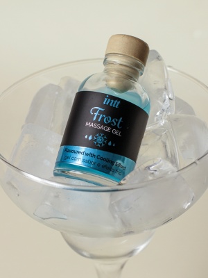 Intt Frost Massage Gel - Съедобный массажный гель с охлаждающим эффектом, 30 мл
