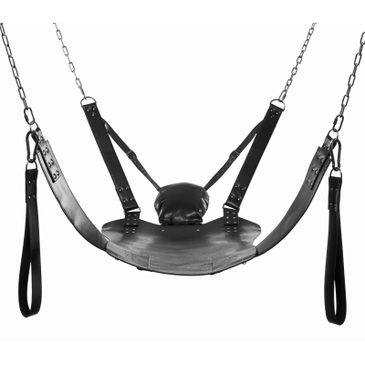 Strict Extreme Sling - кожаное сидение для секс-качелей, 96.5х53.3 см 