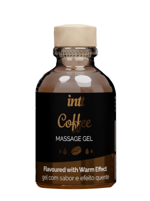 Intt Coffee Massage Gel - Съедобный гель для интимного массажа, 30 мл (кофе)
