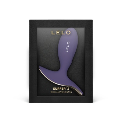 Анальная вибропробка со смарт управлением LELO Surfer 2 