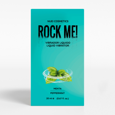 Жидкий вибратор Nuei ROCK ME! мята, 20 мл