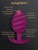 Витая анальная пробка для ношения Gplug Twist 2, 10.5х3.9 см 