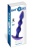 Toy Joy The Bold Beaded Vibr Anal Plug - анальная виброёлочка с дистанционным управлением, 16х3.7 см (синий)