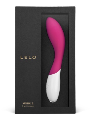 Классный вибратор для точки G Lelo - Mona 2, 19 см (вишневый)