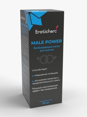 Возбуждающие капли для мужчин Erotichard male power, 50 мл