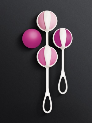 Вагинальные шарики Geisha Balls Mini, 14х2.2 см