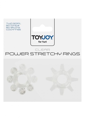 Набор колец на пенис Power Stretchy Toy Joy (2 шт) 