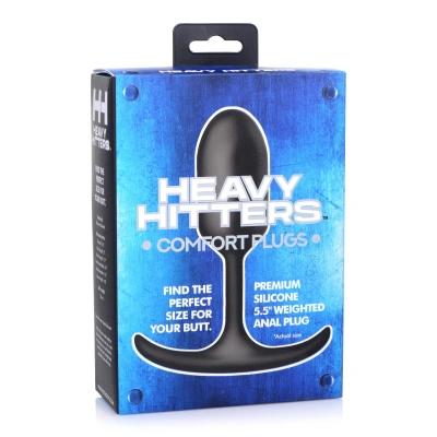 Heavy Hitters - анальная пробка с утяжелением M, 14х3.8 см 