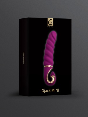Анатомический витой вибратор Gvibe Gjack Mini, 19х3.5 см