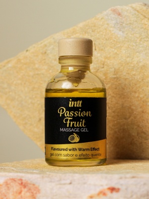 Intt Passion Fruit Massage Gel - Съедобный гель для интимного массажа, 30 мл (маракуйя)