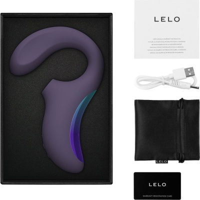 Lelo Enigma Wave - вакуумный стимулятор тройного действия, 14 см