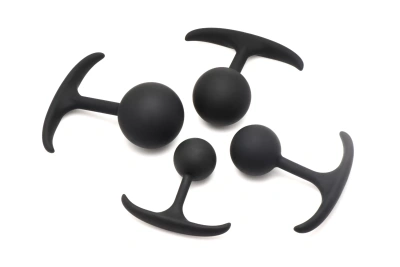 Heavy Hitters - анальная пробка с утяжелением M, 10х4.3 см 