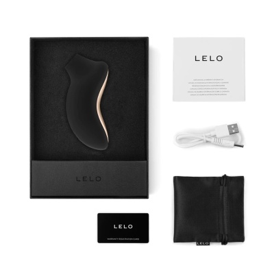 NEW! ЗLelo Sona 2 Cruise - вуковой массажер клитора, 11.5 см (чёрный)