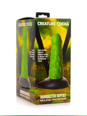 Radioactive Reptile - фантазийный дилдо, 19.1х6.1 см