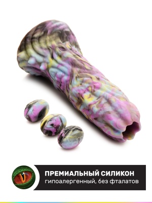 Яркий дилдо, 18.5х5.8 см 