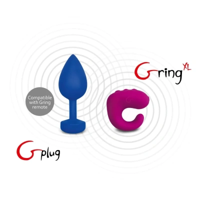 Анальная пробка с вибрацией Gvibe Gplug L, 10,5 см 