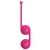 Kegel Tighten Up III Pretty Love Baile - Шарики вагинальные на плотной силиконовой сцепке из коллекции, 3.5 см (розовый)